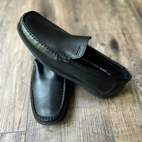ECCO Driving Loafers Moccasin Slip-On Shoes Men's Size 42 - Picture 3 of 11